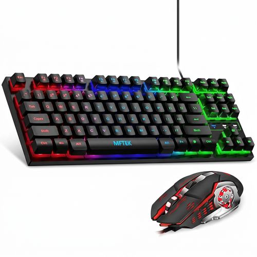 RGB Rainbow Keyboard and Mouse Combo