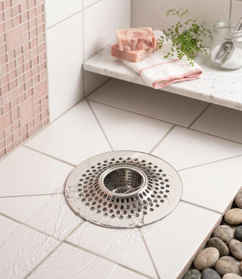 Drain Hair Catcher in bathtub