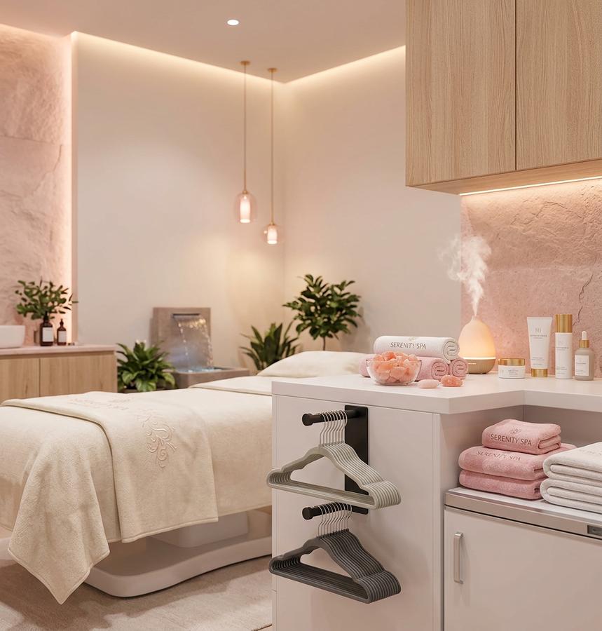 Magnetic Hanger Organizer on washing machine